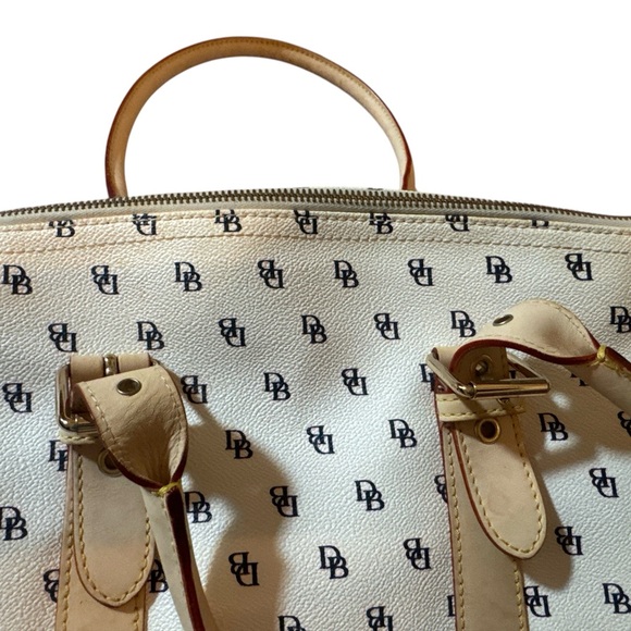 Vintage Dooney & Bourke Monogrammed Satchel with Accessories - Picture 13 of 14